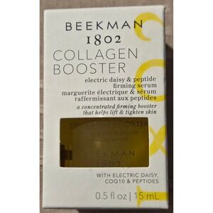 Beekman 1802 Collagen Booster Electric Daisy Peptide Firming Serum 0.5oz15ml NIB
